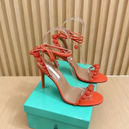 Latest Fashion Designer Femme Sandals Shoes High-heeled Beautiful Dress Sandals Bride Sexy Luxury Sandals for Women 2025