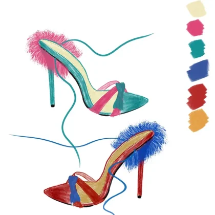 Shoes Based on Your Ideas and Sketches Women High Heels