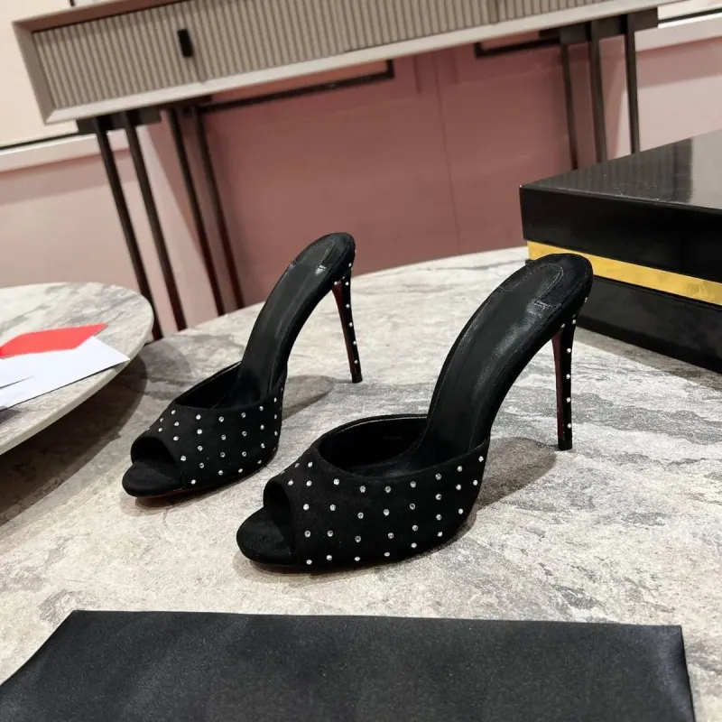 High Quality Factory Price Name Luxury Designer Denim Ankle Boots for Women with Super High Thin Heels Summer Breathable - Image 3