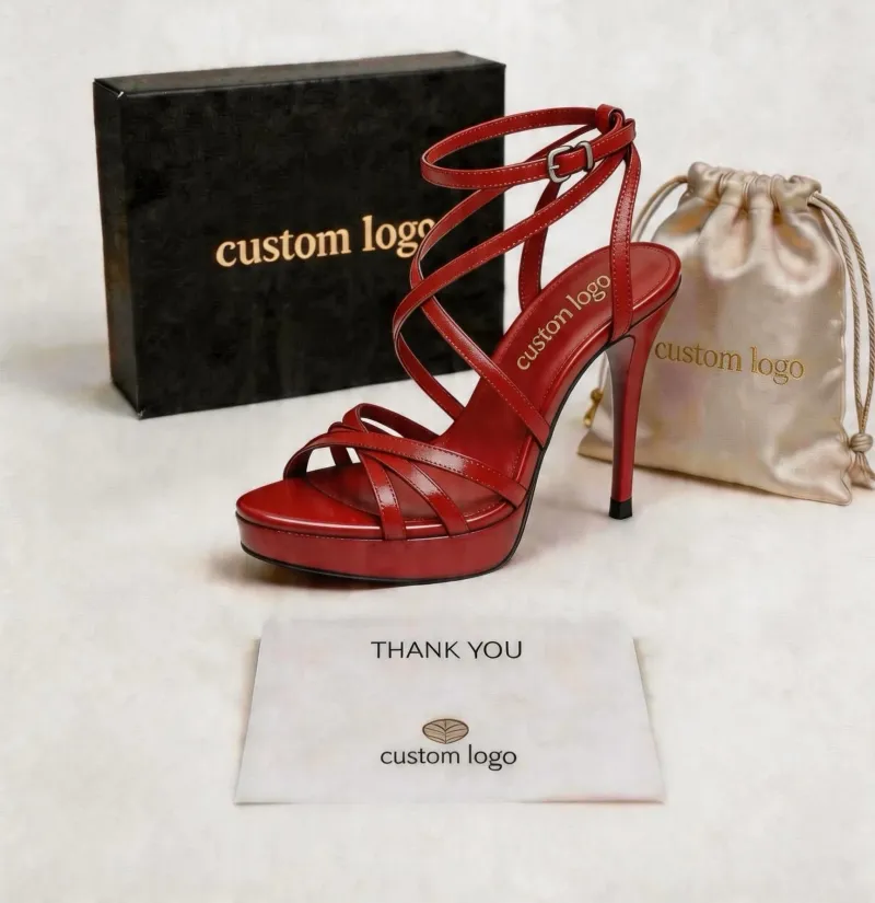 Manufacturer Luxury Women Genuine Leather Pointed Toe Block Heels Zipper Decor Over-Knee High Boots - Image 5