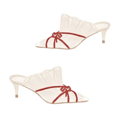 Women Shoes Logo Branding with Free Simple Sketches Ladies High Heel Sandals