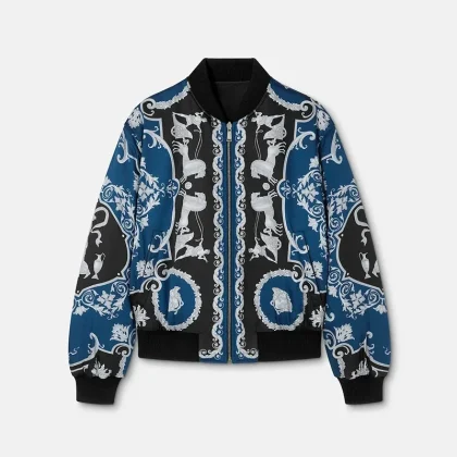 Sevenwill Factory 100% Original Version Vercase Winter Printed Wool/Nylon Reversible Vintage Windproof Men's