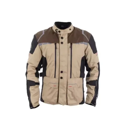 Men's Breathable Plus Size PU Motorcycle Jacket for Biking