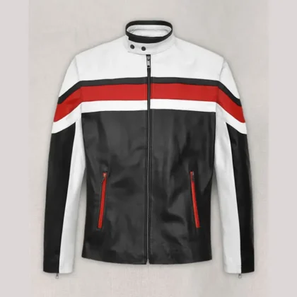 Motorcycle Clothing Ride Leather Jacket for Men Stand Stylish Durable Design Waterproof Breathable Casual Wear low moq