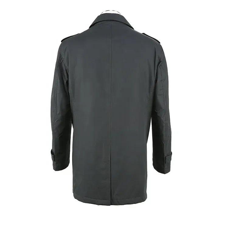 High Quality Best Price Windproof Man Trench Coat Men Outwear Casual Wear - Image 2
