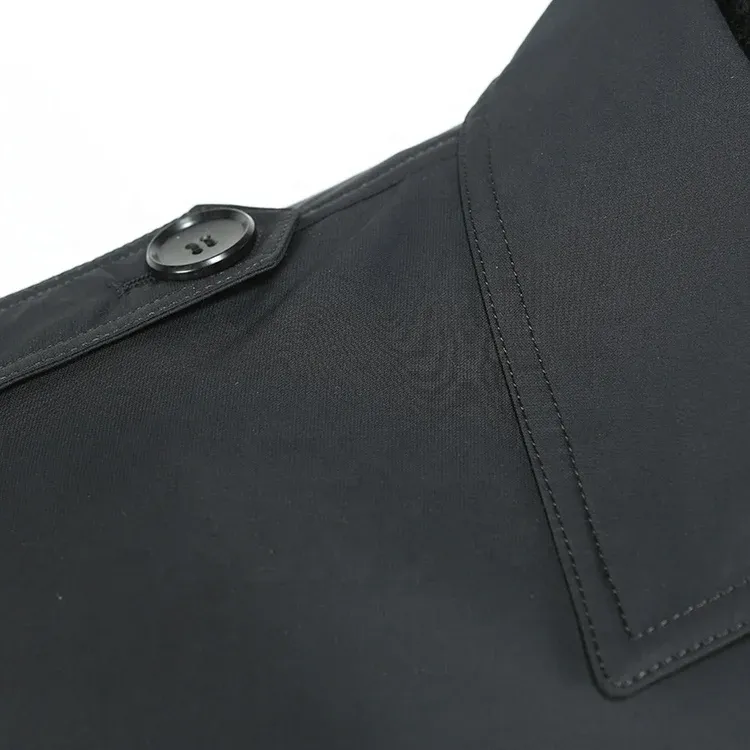 High Quality Best Price Windproof Man Trench Coat Men Outwear Casual Wear - Image 3