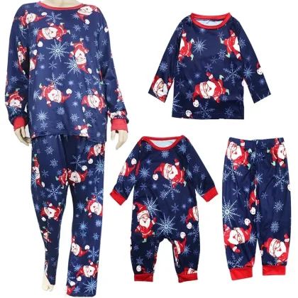 TUOYI Family Christmas Pjs Matching Sets for Women Men Couples Adults Holiday Xmas Reindeer Elf Plaid Pajamas Sleepwear