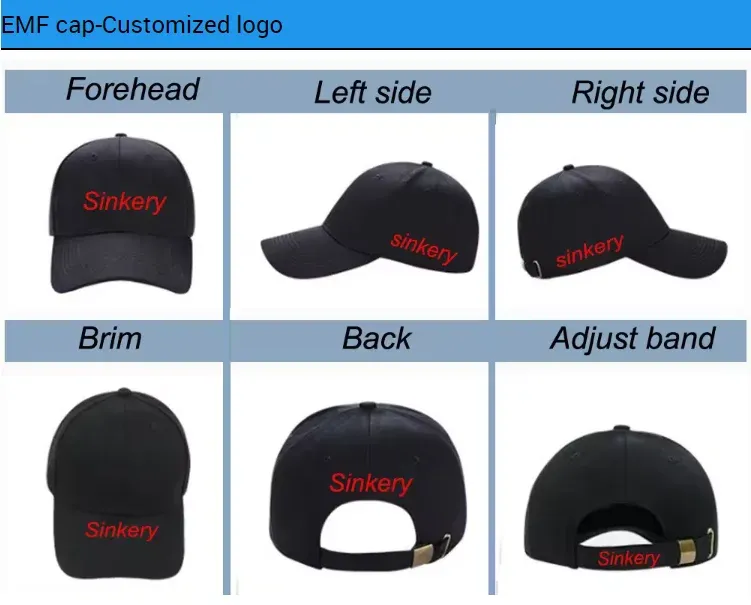 EMF Shielding Baseball Cap Logo Anti 5G WiFi Electromagnetic Radiation Protection Hat for Men Women Daily Office - Image 5