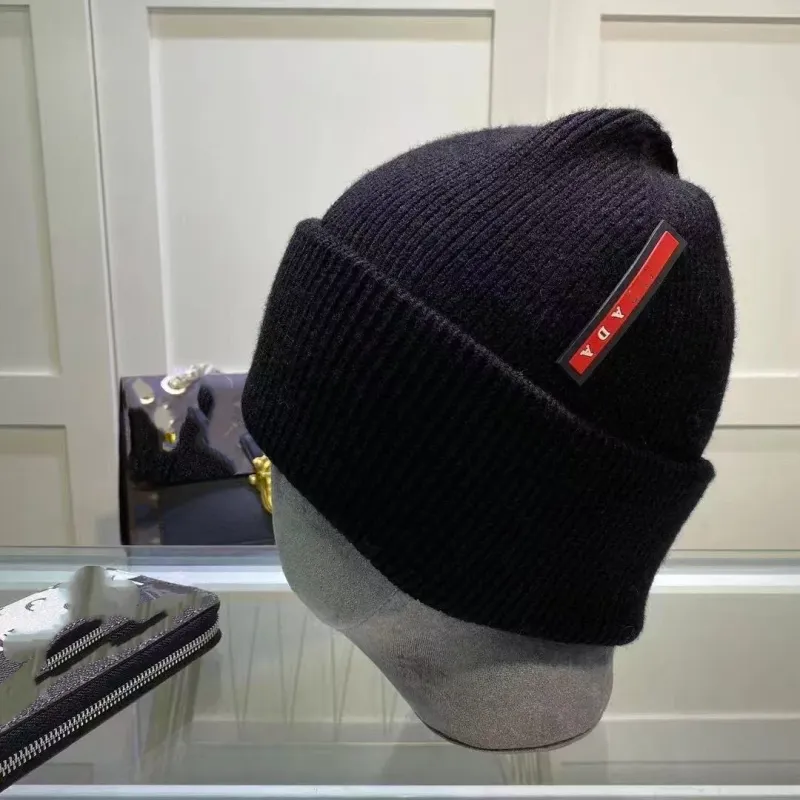 Autumn Winter Wool Knitted Beanie Hat for Men Women Joker Style Warm Ski Outdoor Sports Hat Beach Digital Men Women's Hat - Image 3