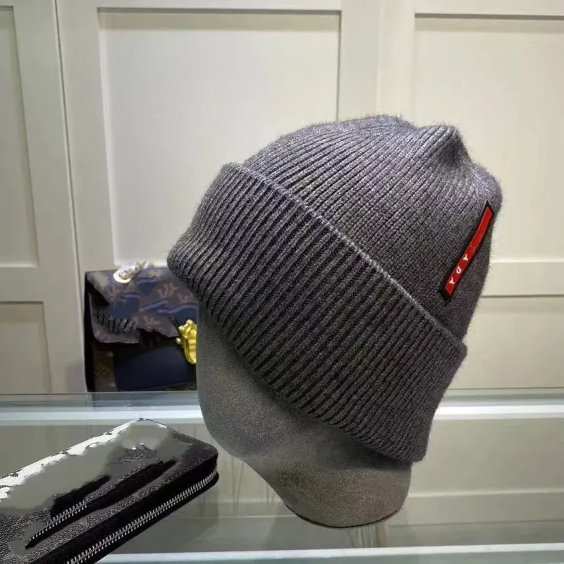 Autumn Winter Wool Knitted Beanie Hat for Men Women Joker Style Warm Ski Outdoor Sports Hat Beach Digital Men Women's Hat - Image 5