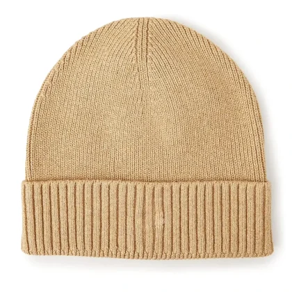 High Quality Wool Ribbed Beanie Hat Logo Winter Knitted Cap for Men Women Warm Outdoor Knit Beanie Hat