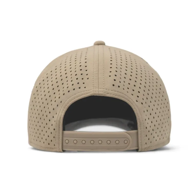 High Quality Laser Cut Hole Water-Resistant Breathable Fashion Canvas Baseball Caps Unisex 5 Panel Performance Cycling Golf - Image 5
