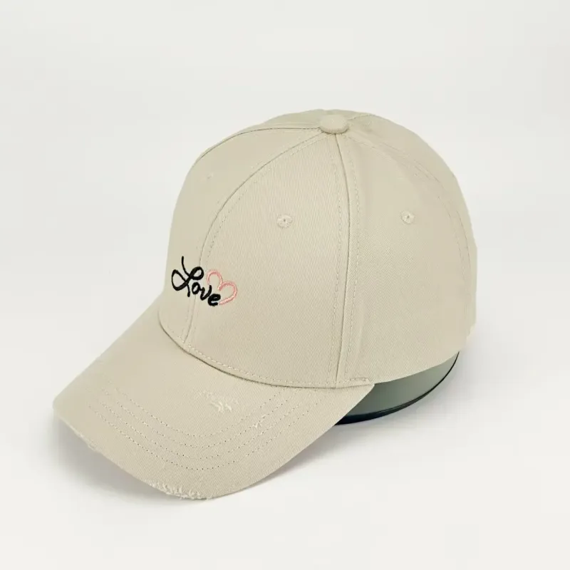 Manufacturers High Quality Cotton Baseball Caps for Men Women Casual 6 Panel Golf Caps Romantic Love Embroidered Hat for Gift - Image 3