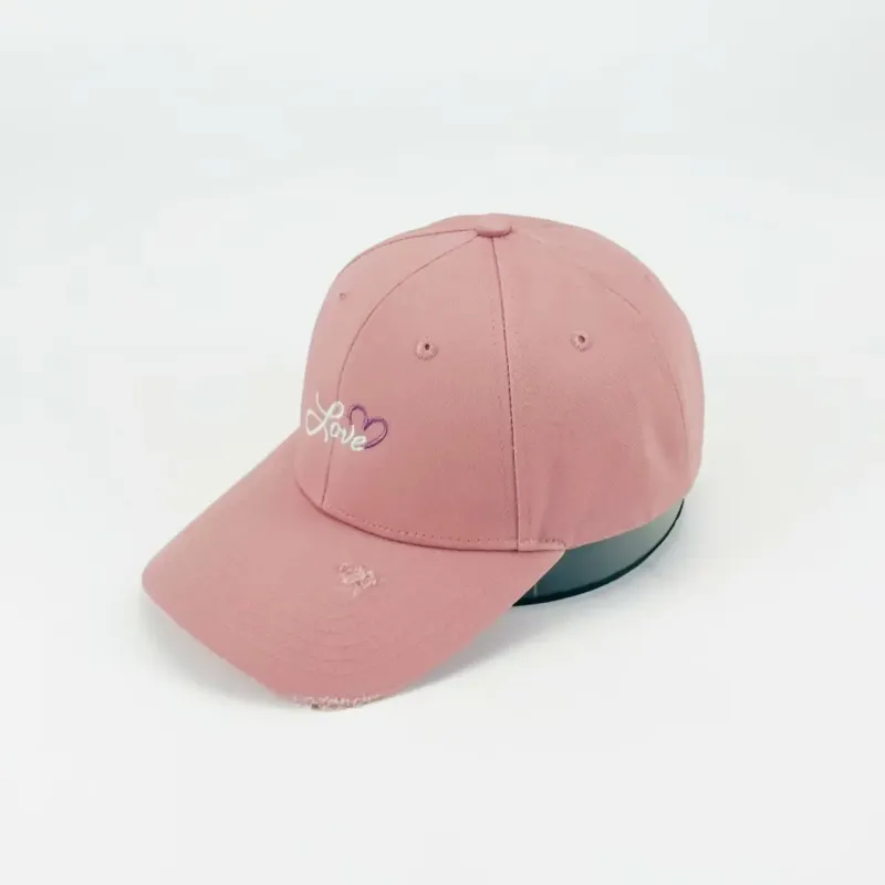Manufacturers High Quality Cotton Baseball Caps for Men Women Casual 6 Panel Golf Caps Romantic Love Embroidered Hat for Gift - Image 5