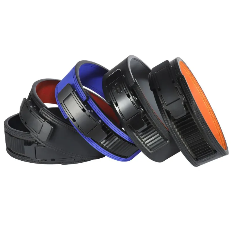Back Support Advanced Protection Breathable Waterproof Unisex Training Sports New Arrival Cowhide Weightlifting Power Lever Belt - Image 4
