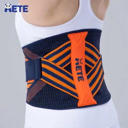 Advanced Adjustable Elastic Breathable Compression Lightweight Lumbar Support Belt Wrap-around Design Back Pain Relief Home