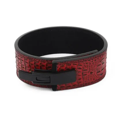 Unisex Printed Adjustable Breathable Lever Belt Heavy Duty Cowhide Non-Slip Back Support Advanced Protection High Quality