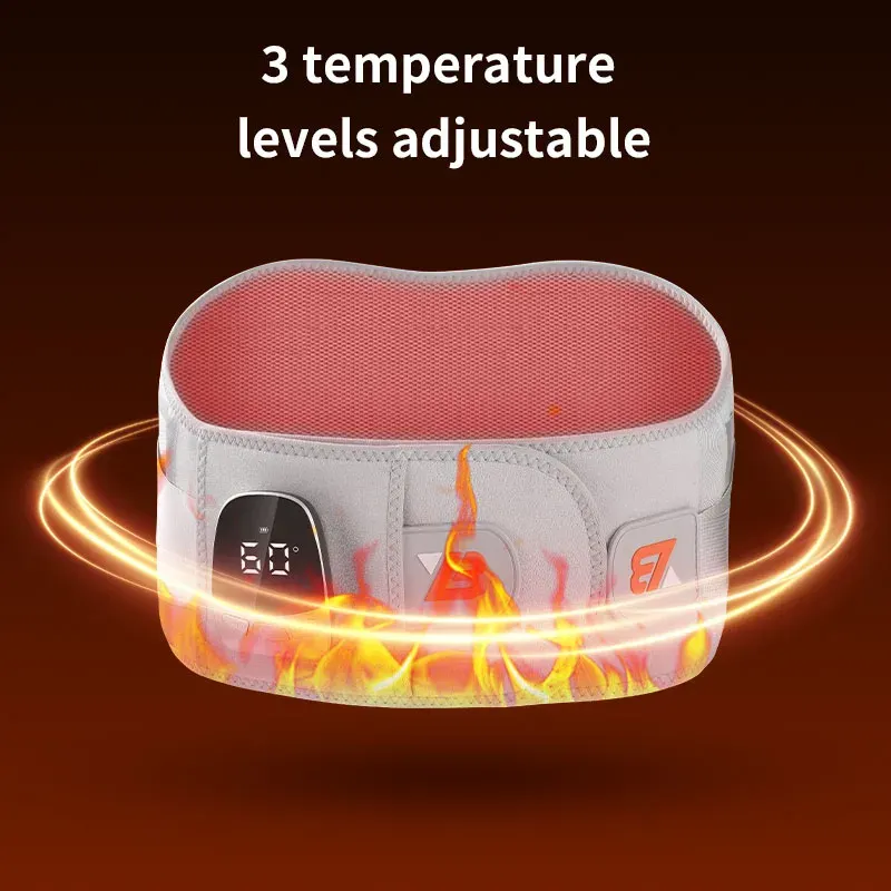 Advanced Wireless Waist Massager Belt with Heating and Vibration for Deep Muscle Relaxation and Pain Relief - Image 3