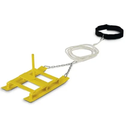 Hot Training Adjustable Fitness Pull and Push Sled with Safety Features Plate Loaded Sledge Waist Belt for Advanced Workouts