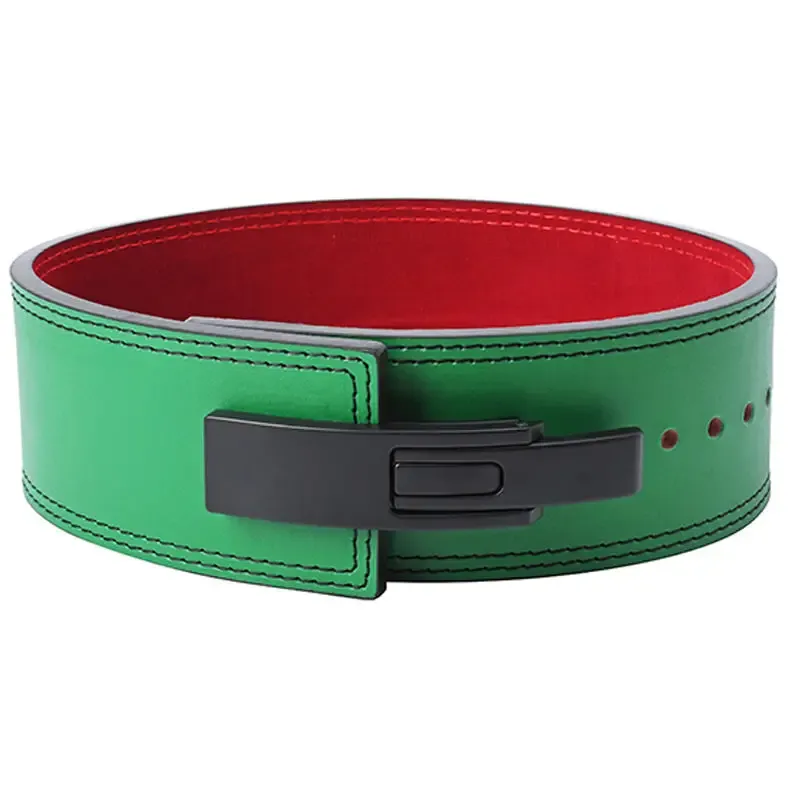 Belts Back Support Gym Fitness Leather Powerlifting Weight Lifting Belt Lever Belt - Image 3