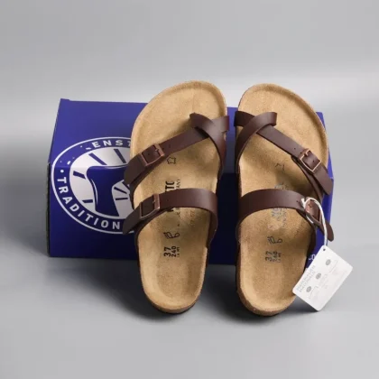 Direct Factory Mayari Toe Loop Sandals Brknstck Style Crisscross Slides Wholesale High Quality Comfort Walking Shoes 2026