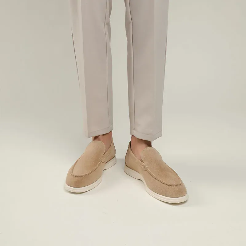 Men's Genuine Hand-Made Cow Leather Casual Shoes High Quality Suede Loafers Shoes for Men - Image 3