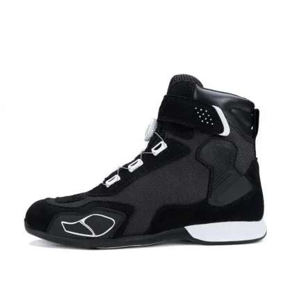 Made Comfortable Motorbike Riding Shoes Premium Genuine Leather Motorcycle Boots Protective Racing Footwear for Riders