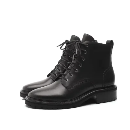Black Leather Shoes Set for Unisex Breathable Crafted with High Quality Leather and Durable Premium Sole Design for Office