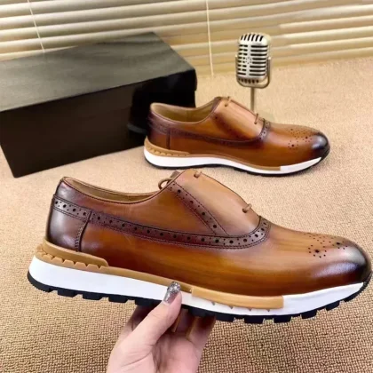 Plus Size Men's Genuine Leather Business Formal Oxford Shoes