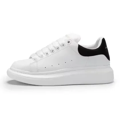 Original High Quality Fashion Comfort Luxury Sport Shoes Pure Color Genuine Leather Designer Sneakers for Men Zipper Closure