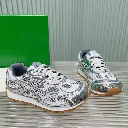 Luxury Premium Genuine Leather Breathable Comfort Anti-Slip Casual Shoes Designer Sneakers for Men Botega Running Shoes