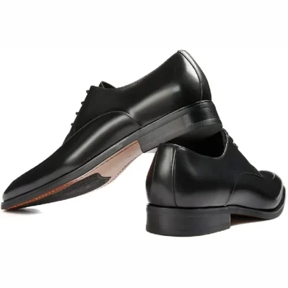 Premium Unisex Black Leather Shoes with Breathable & Quick Dry Features High Quality Construction and Durable Premium Leather