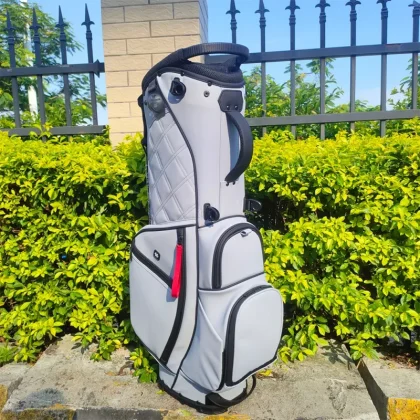 JBoss Golf Logo Premium Golf Stand Bag Waterproof PU Leather 5-14 Divider Golf Bag