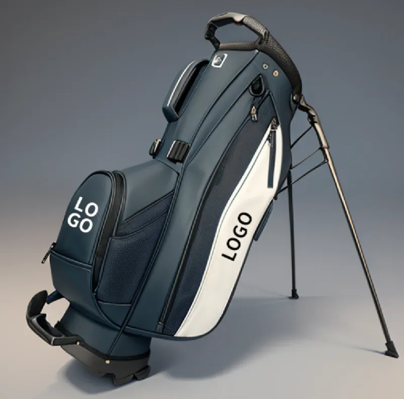 NEW ODM Factory Direct Wholesale Waterproof Durable Premium Leather with PVC Men Women 6 Way Divider Stand Golf Bags PU