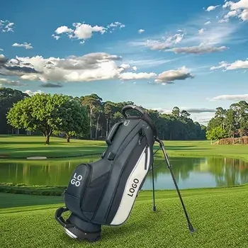 NEW ODM Factory Direct Wholesale Waterproof Durable Premium Leather with PVC Men Women 6 Way Divider Stand Golf Bags PU - Image 2