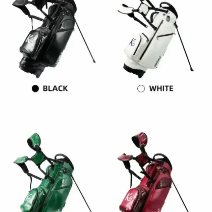 New Golf Bag Crocodile Pattern High Quality Waterproof PU Portable Men's and Women's Logo Golf Stand Bag