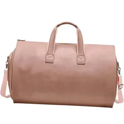 Classic Brown Leather Duffle Bag Premium Quality Genuine Leather Lightweight Polyester Luxury Sport Style Wholesale
