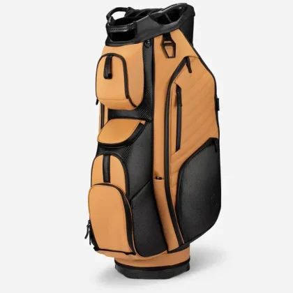 PRIMUS GOLF Factory Luxury logo Golf Bag Men and Women Premium PU Leather High Quality Cart Bag