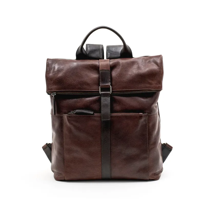 Outdoor Genuine Leather Backpacks for Men Premium Satchel Bags Office School Vintage Travel Briefcase Logo Design