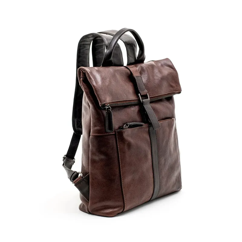 Outdoor Genuine Leather Backpacks for Men Premium Satchel Bags Office School Vintage Travel Briefcase Logo Design - Image 2