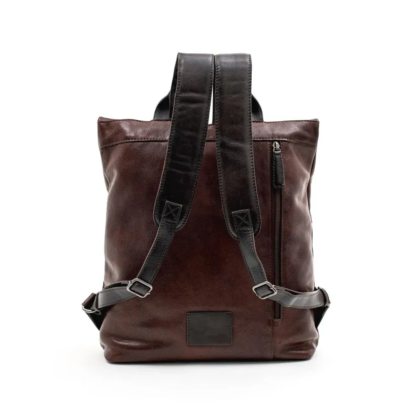 Outdoor Genuine Leather Backpacks for Men Premium Satchel Bags Office School Vintage Travel Briefcase Logo Design - Image 3
