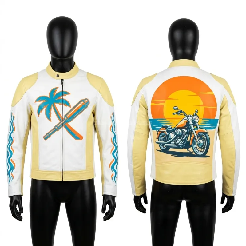 Carbon Look Racing Leather Jacket Graphic Biker Moto Coat Men Advanced Protection Motorbike Rider Gear Sportswear - Image 2