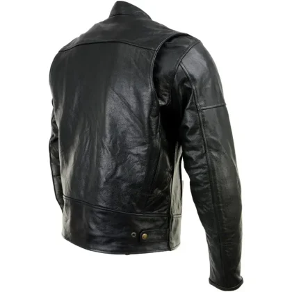 2025 Men's Premium Black Leather Vented Racer Style Motorcycle Jacket LKM17015 W/CE Armor-2X-Large B0F4ZL5ZBL