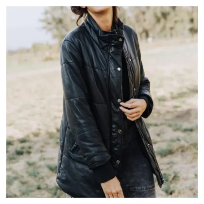 Premium Quality Latest Arrival 2025 Hot Selling Black / Brown women Leather Jacket