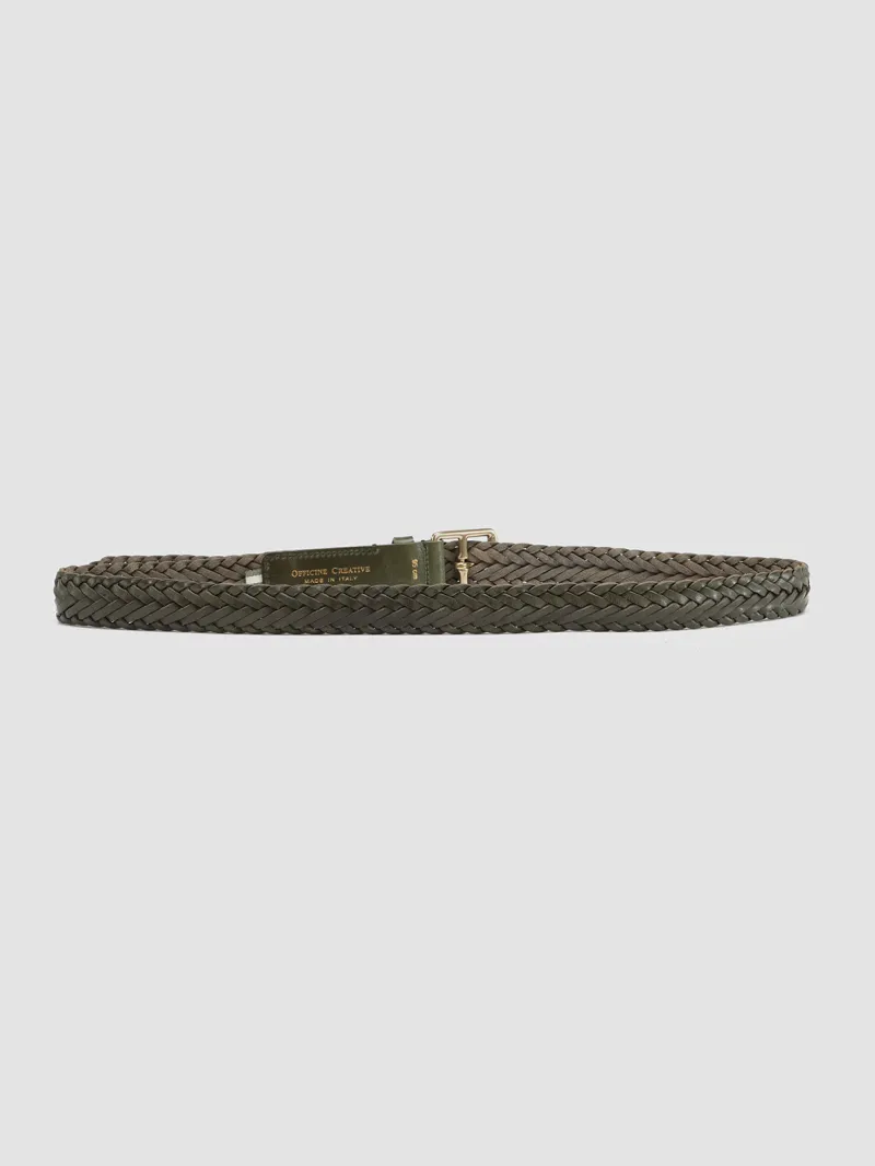OC STRIP 054 - Green Leather Belt - Image 3