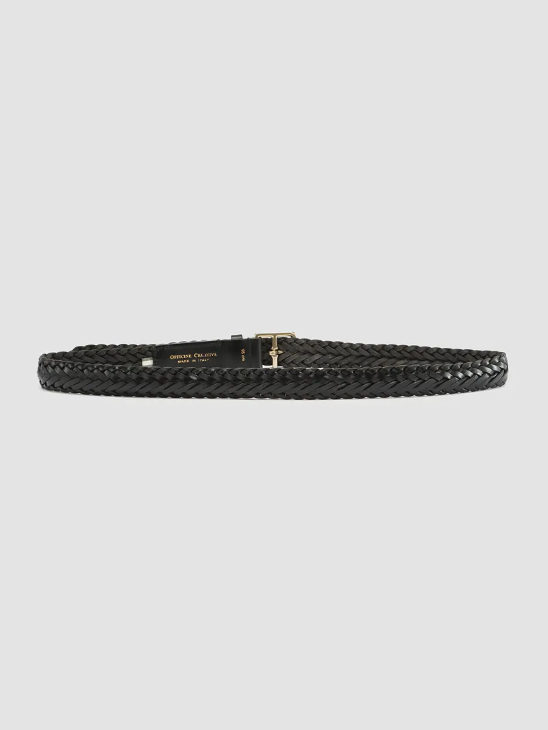 OC STRIP 054 - Black Leather Belt - Image 3