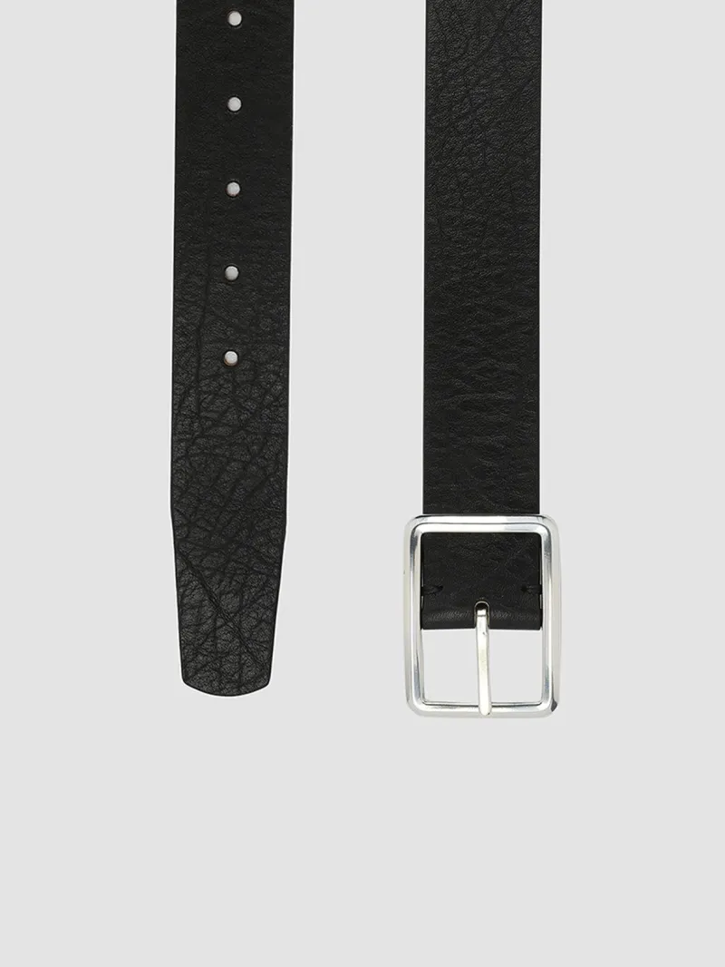 OC STRIP 10 - Black Leather Belt - Image 2
