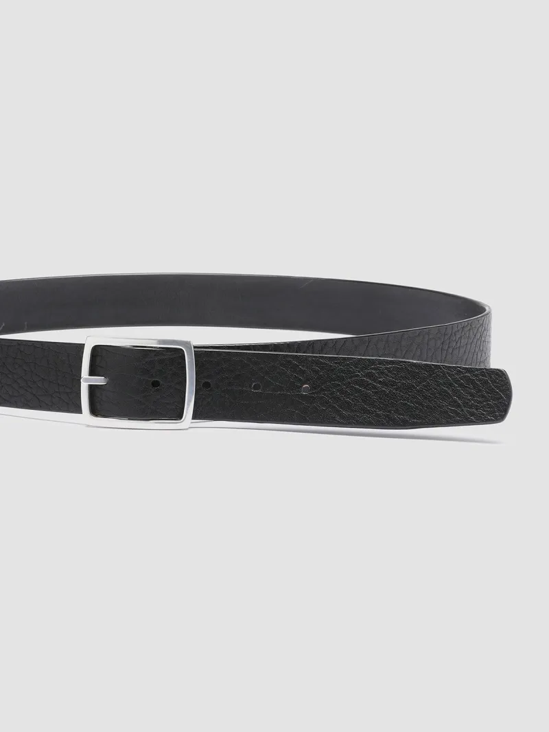 OC STRIP 10 - Black Leather Belt - Image 4