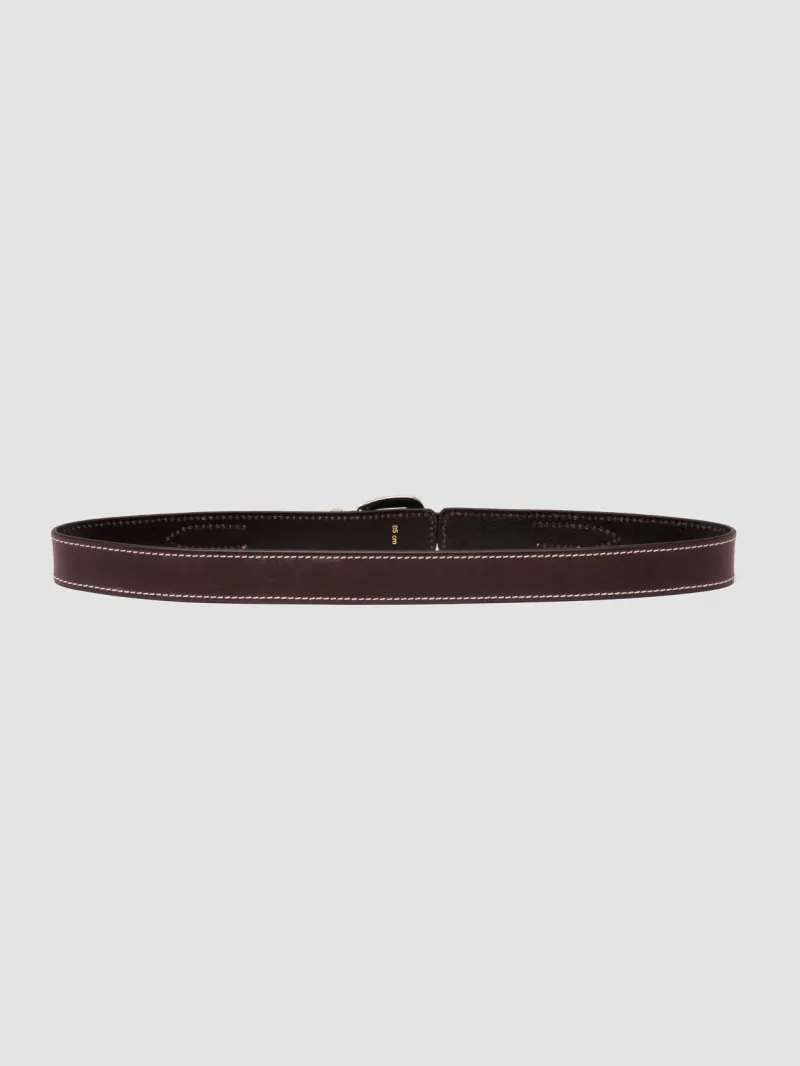 OC STRIP 097 - Brown Leather Belt - Image 3