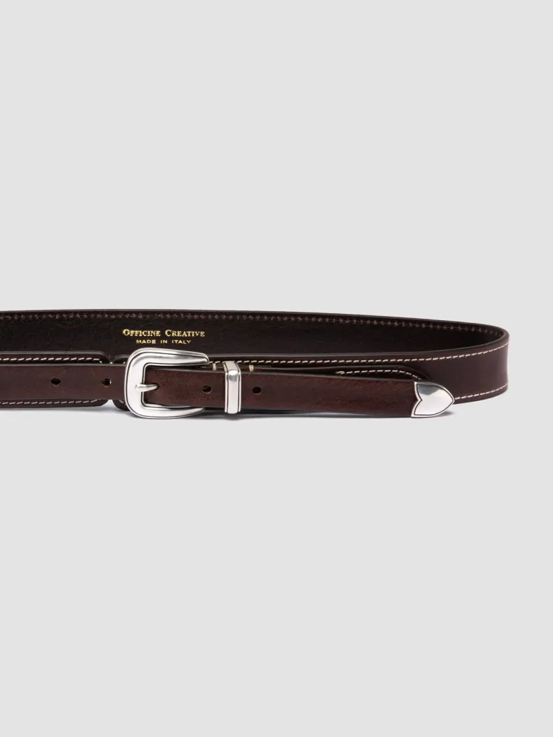 OC STRIP 097 - Brown Leather Belt - Image 4